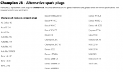 Champion Code Chart Spark plugs | Old Willys Forum